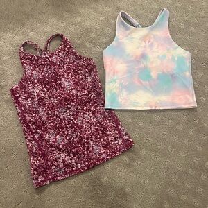 Set of 2 ALL IN MOTION Activewear Tank Tops, Dance Gymnastics Cheer. Small 6/6x